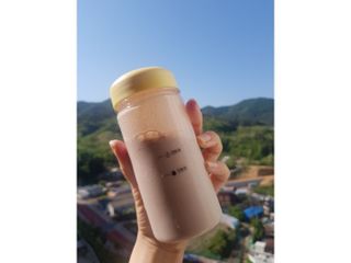프로티원 단백질쉐이크 곡물맛 2주분 1통+보틀 — 5점을 준 리뷰어가 2021년 5월 올린 사용 사진