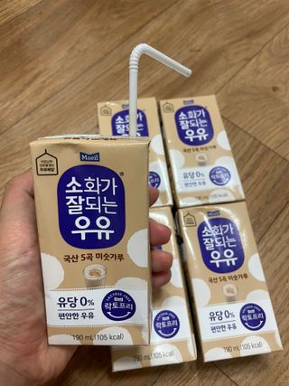 소화가 잘되는 우유 국산 5곡 미숫가루 — 5점을 준 리뷰어가 2021년 9월 올린 사용 사진