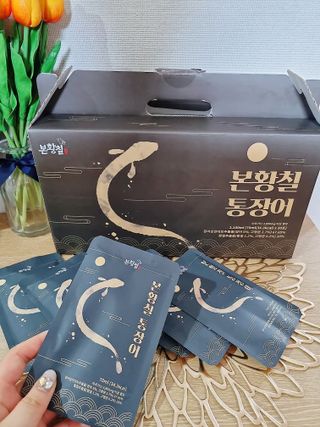 [비린내 완벽제거] 본황칠 통장어 국내산 장어즙 아르기닌 2800mg 장어즙효능 기력보강 — 5점을 준 리뷰어가 2022년 7월 올린 사용 사진