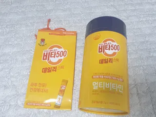광동생활건강 프리 [광동] VB와 VC를 함유한 멀티 비타민 비타 500 데일리 스틱 180포 — 4점을 준 리뷰어가 2022년 6월 올린 사용 사진