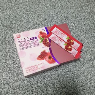 헬스업_쁘띠쁘띠석류콜라겐젤리_20g x 14포 — 4점을 준 리뷰어가 2021년 2월 올린 사용 사진