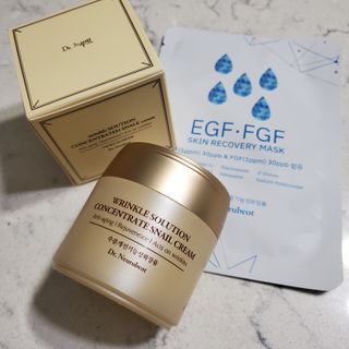 Dr.느루벗 느루벗 링클 솔루션 콘센트레이트 스네일 탄력 달팽이 크림 80g — 5점을 준 리뷰어가 2021년 4월 올린 사용 사진