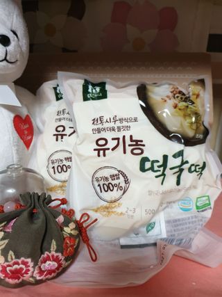 [달리살다] 전통 시루 방식으로 더욱 쫄깃한, 떡찌니의 유기농 떡국떡 — 5점을 준 리뷰어가 2021년 2월 올린 사용 사진