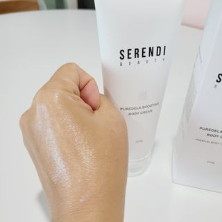 세렌디뷰티 퓨어델라 부스팅 바디크림 — 5점을 준 리뷰어가 2021년 8월 올린 사용 사진