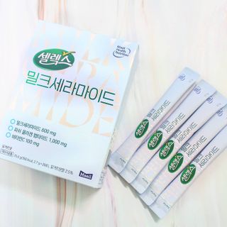 셀렉스스포츠 셀렉스 밀크세라마이드 저분자피쉬콜라겐 28포 X 1박스 — 5점을 준 리뷰어가 2021년 6월 올린 사용 사진