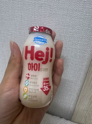 덴마크 *[구매평]하이(Hej!) 브랜드 패키지(요구르트, 그릭요거트) — 5점을 준 리뷰어가 2025년 10월 올린 사용 사진