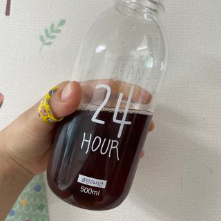클린24시간 1BOX(5포) + 전용보틀(500ml) — 5점을 준 리뷰어가 2022년 8월 올린 사용 사진