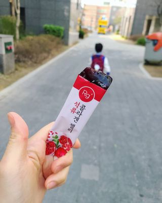 함초록 Rg+ 석류콜라겐젤리 — 5점을 준 리뷰어가 2021년 3월 올린 사용 사진