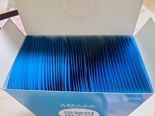 [심폐소생소] KF94 오늘의 마스크 대형 — 5점을 준 리뷰어가 2021년 9월 올린 사용 사진
