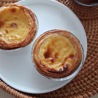 디앙뜨 포르투갈 에그타르트 오리지널 맛+패션후르츠 맛 중 택1 — 4.5점을 준 리뷰어가 2021년 7월 올린 사용 사진