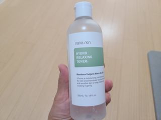 나나스킨 하이드로릴렉싱토너 — 5점을 준 리뷰어가 2021년 6월 올린 사용 사진