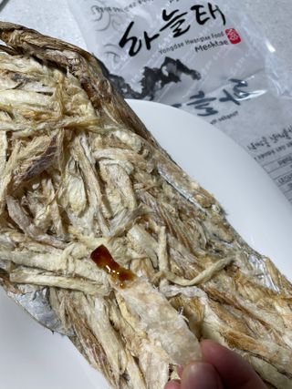 [오늘바스켓] 용대리 손질하늘태 130g — 5점을 준 리뷰어가 2021년 6월 올린 사용 사진