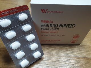 [푸름웰니스] 프리미엄 비타민D (500mgX180정) — 5점을 준 리뷰어가 2022년 4월 올린 사용 사진