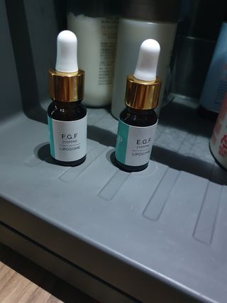 랑팡 EGF+FGF 10ppm 리포좀 앰플 원액 10ml — 5점을 준 리뷰어가 2021년 9월 올린 사용 사진
