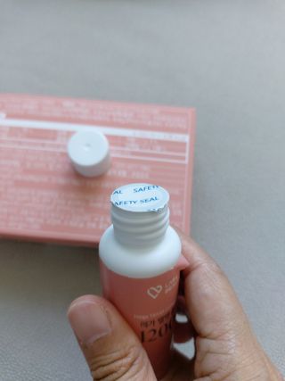 랩앤뷰티 메가 벨벳 콜라겐 12000 — 5점을 준 리뷰어가 2021년 5월 올린 사용 사진