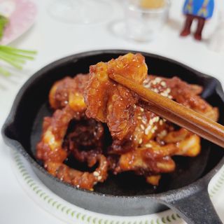 [푸딩팩토리] 불맛양념 쭈꾸미볶음 300G_엄선한 쭈꾸미원물과 양념이 신의 한수! — 5점을 준 리뷰어가 2022년 9월 올린 사용 사진