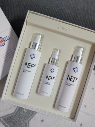 SOONWITH 순위드 NEP+ 스킨케어 3종 세트 — 4점을 준 리뷰어가 2021년 3월 올린 사용 사진