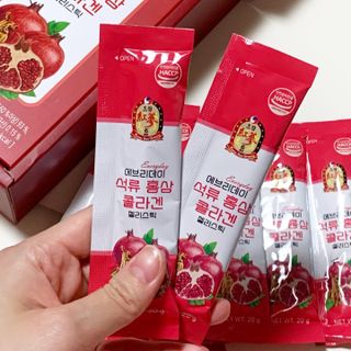 젤리드림 [젤리스틱 3종] 홍삼흑마늘, 동충하초, 석류콜라겐 — 5점을 준 리뷰어가 2022년 9월 올린 사용 사진