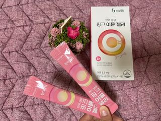 [인디닥터] 면역 생생 핑크 이뮨 젤리 — 4.5점을 준 리뷰어가 2022년 4월 올린 사용 사진