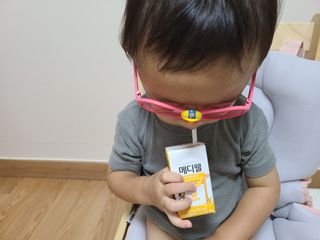 메디웰 페디아드링크 미니 바나나맛 — 5점을 준 리뷰어가 2022년 8월 올린 사용 사진