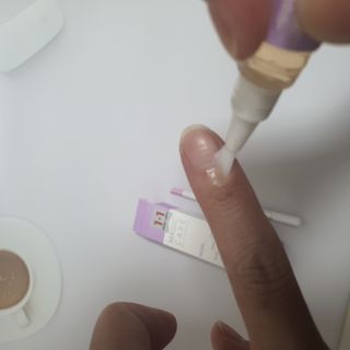 1+2 뷰젤 매직케어 손톱영양제+스톤푸셔+코인타올 셀프 네일케어 — 5점을 준 리뷰어가 2022년 10월 올린 사용 사진