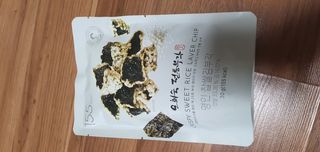 오희숙 전통부각 명인 찹쌀김부각, 찹쌀다시마부각, 황태껍질튀각 총 6봉 — 5점을 준 리뷰어가 2021년 7월 올린 사용 사진