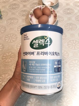 셀렉스 썬화이버 프리바이오틱스 — 4.5점을 준 리뷰어가 2021년 12월 올린 사용 사진
