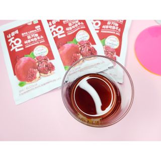 농업회사법인조은 유기농 석류 NFC 착즙주스 70ml 30포 — 5점을 준 리뷰어가 2021년 10월 올린 사용 사진