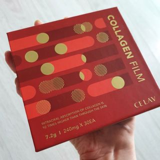 프리마인 귀족의 콜라겐, 92배 흡수율. 럭셔리 프리미엄 셀라브 콜라겐필름 30매 — 4점을 준 리뷰어가 2021년 10월 올린 사용 사진