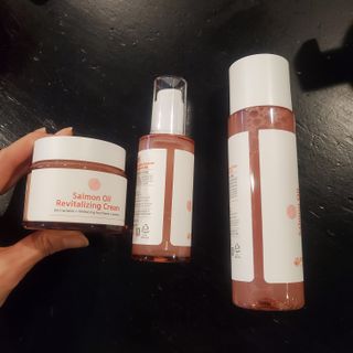 아이앤립 / EYENLIP 아이앤립 연어오일 리바이탈라이징 토너+앰플+크림 3종 세트 — 5점을 준 리뷰어가 2021년 5월 올린 사용 사진
