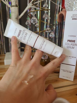 체르엠  프루브 콜라겐 앰플세럼 60ml 1병 — 5점을 준 리뷰어가 2022년 1월 올린 사용 사진