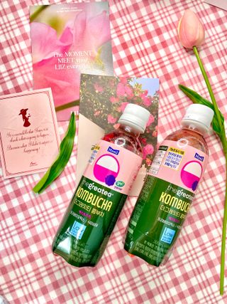 더그레잇티 콤부차 [매일유업] 더그레잇티 44kcal 콤부차 300ml *12개입 (오리지널 6개+베리리치 6개) — 5점을 준 리뷰어가 2023년 7월 올린 사용 사진