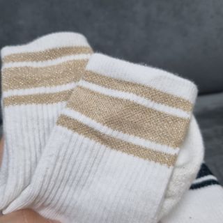 [사이즈가 있는 양말 필로이] 여자 골프 스포츠 중목 양말 2족 세트【 S, M, L 】3가지 사이즈 — 5점을 준 리뷰어가 2022년 9월 올린 사용 사진