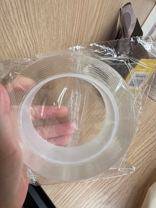 3M 스카치 초강력 클리어겔 실리콘 아크릴 양면테이프 30mmx3m 1개 — 5점을 준 리뷰어가 2025년 7월 올린 사용 사진