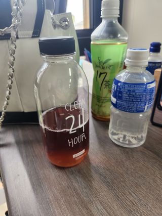 클린24시간 1BOX(5포) + 전용보틀(500ml) — 5점을 준 리뷰어가 2023년 7월 올린 사용 사진