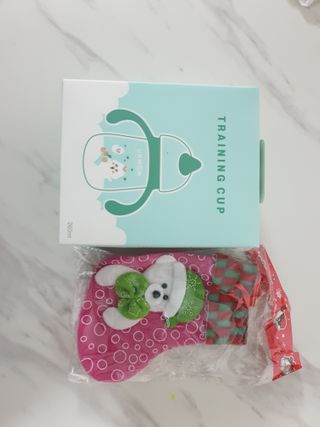 유비맘 트라이탄 코니빨대컵_컬러 랜덤 발송 — 5점을 준 리뷰어가 2020년 12월 올린 사용 사진