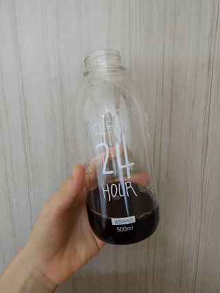 클린24시간 1BOX(5포) + 전용보틀(500ml) — 4점을 준 리뷰어가 2022년 12월 올린 사용 사진