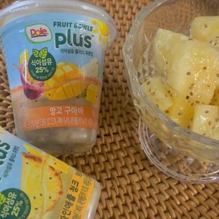 돌 Dole 식이섬유 플러스 후룻컵 198g 6입 X 2박스 — 4.5점을 준 리뷰어가 2022년 10월 올린 사용 사진