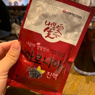 서울약사신협_내몸애생발란스아로니아_70ml x 30포 — 5점을 준 리뷰어가 2021년 7월 올린 사용 사진