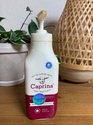 카프리나 프레쉬 산양밀크 모이스춰라이징 바디로션 350ml(오리지널향) — 5점을 준 리뷰어가 2022년 12월 올린 사용 사진