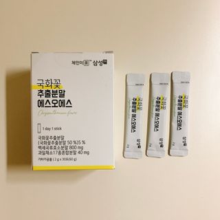체인미 국화꽃 추출분말 에스오에스 곡류효소 과일채소 17종 혼합 분말 스틱 — 4.5점을 준 리뷰어가 2021년 12월 올린 사용 사진