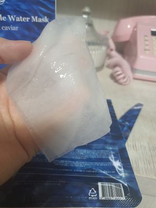 체르엠 그린 케비어 더블워터 마스크팩 5매입  2팩 — 5점을 준 리뷰어가 2021년 10월 올린 사용 사진