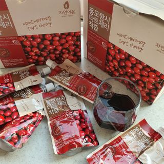 자연에온 몽모랑시 타트체리 착즙 100mL 10개입 2BOX — 5점을 준 리뷰어가 2021년 1월 올린 사용 사진