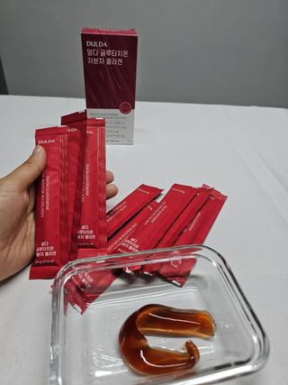 [덜다] 글루타치온 저분자 콜라겐 (20g x 15포) — 4.5점을 준 리뷰어가 2023년 7월 올린 사용 사진