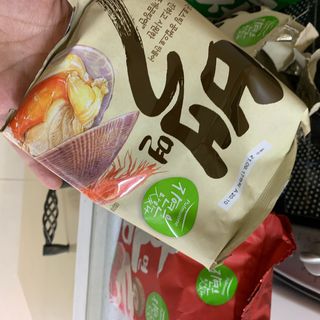 [풀무원] 자연은맛있다 정면, 백면, 홍면  세트 — 5점을 준 리뷰어가 2021년 4월 올린 사용 사진