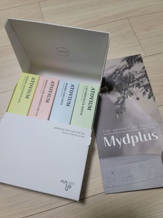 마이디플러스 아토비옴 4종 기프트 패키지 — 5점을 준 리뷰어가 2021년 11월 올린 사용 사진