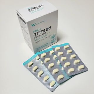 [푸름웰니스] 프리미엄 엽산 (500mgX120정) — 5점을 준 리뷰어가 2022년 4월 올린 사용 사진