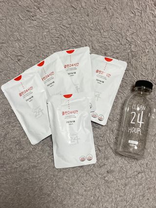 클린24시간 1BOX(5포) + 전용보틀(500ml) — 5점을 준 리뷰어가 2022년 9월 올린 사용 사진