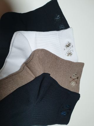 [사이즈가 있는 양말 필로이] 남/여 골지 발목 양말 4족 세트 남【S, M, L, XL】여【S, M, L】_컬러 랜덤 — 5점을 준 리뷰어가 2022년 6월 올린 사용 사진