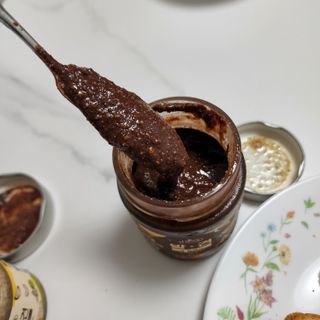 진테이블 발.견 스프레드  오리지널믹스 90g + 카카오스윗믹스 90g 2종 세트 — 4점을 준 리뷰어가 2022년 8월 올린 사용 사진